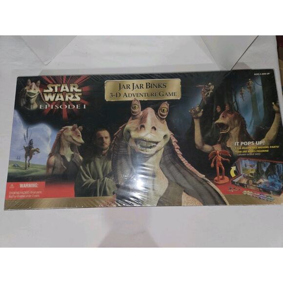 Hasbro Star Wars Episode 1 Jar Jar Binks 3-D Adventure Game - Picture 1 of 2